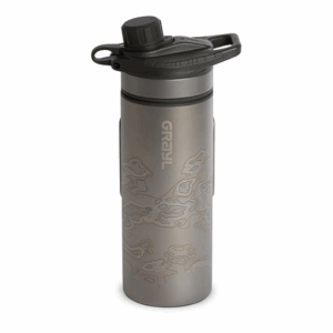 GRAYL GeoPress Titanium Water Purifier Bottle