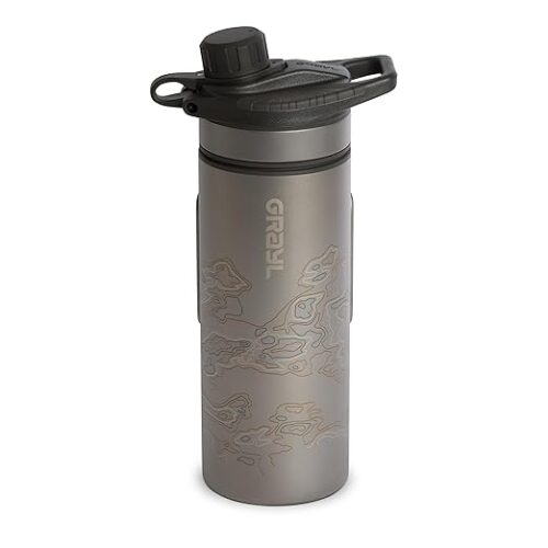 GRAYL GeoPress Titanium Water Purifier Bottle