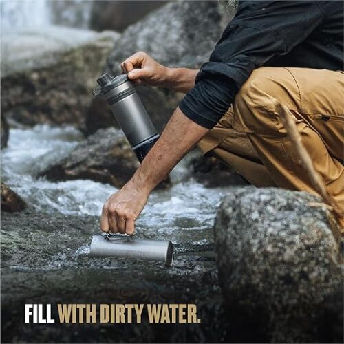GRAYL GeoPress Titanium Water Purifier Bottle - Image 6