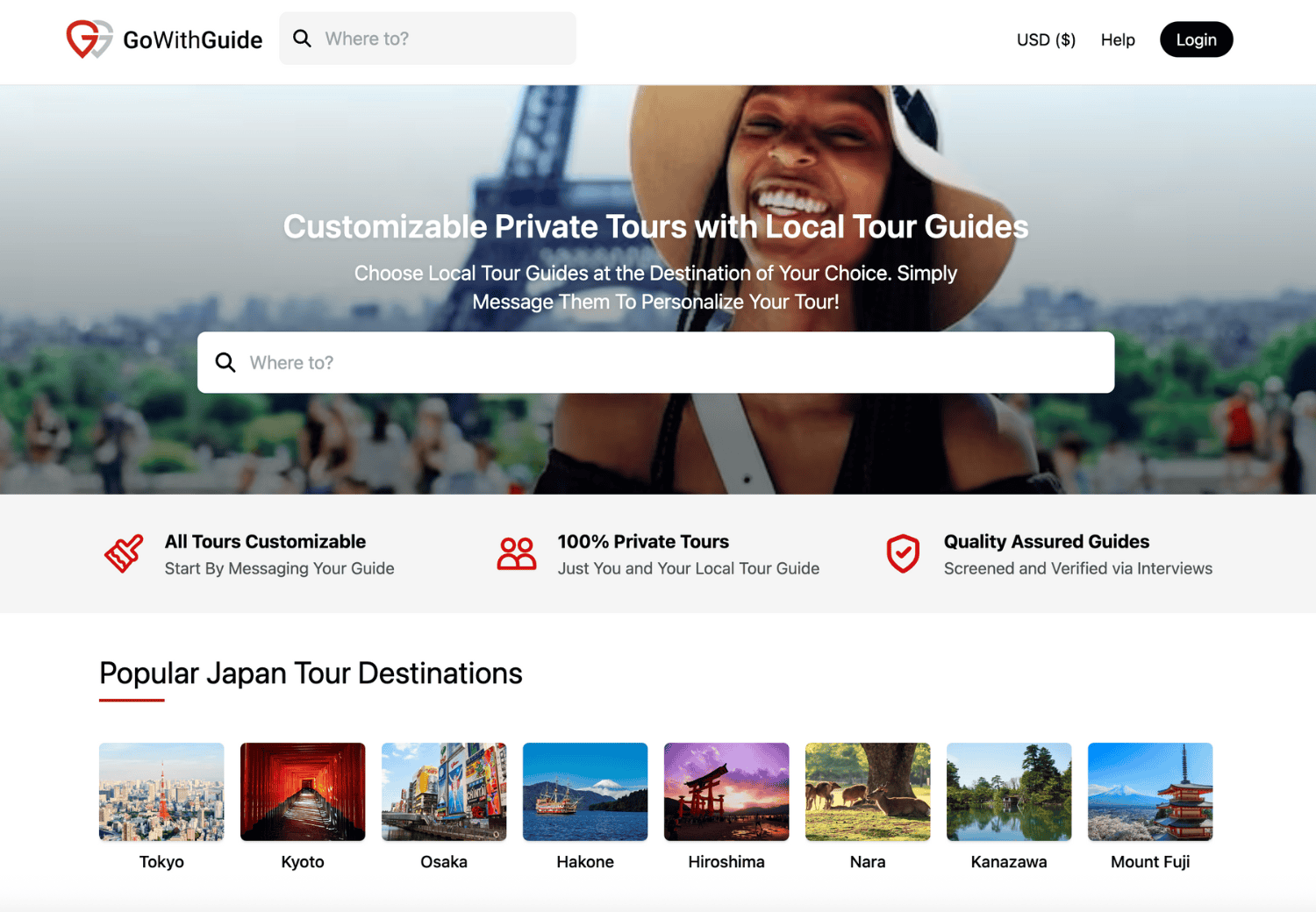 GoWithGuide Home Page