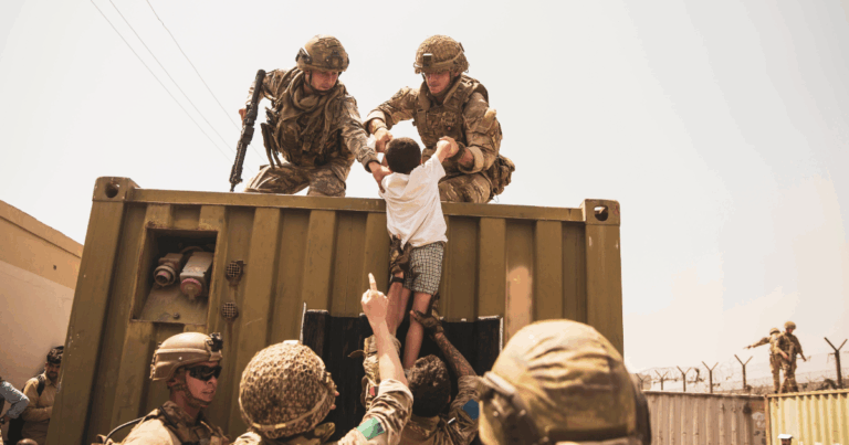 Afghanistan Evacuation Child